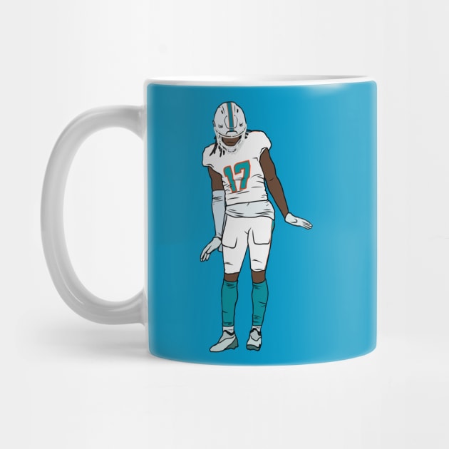 Jaylen Waddle Celebration by rattraptees